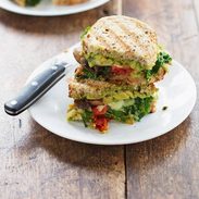 Avocado Veggie Panini - Pinch of Yum