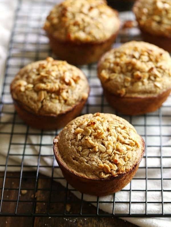 A picture of Caramelized Banana Oat Muffins