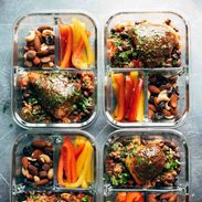 A picture of Spicy Chicken Meal Prep with Rice and Beans