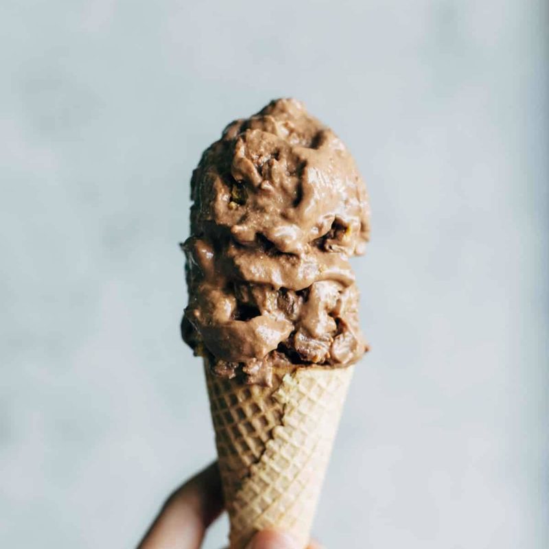 A picture of 5 Ingredient Peanut Butter Cup Nice Cream