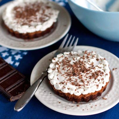 A picture of French Silk Brownie Pie