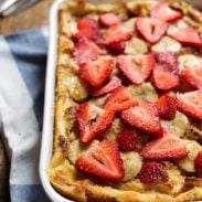 Super Easy Coconut French Toast Bake - perfect for a pretty brunch! | pinchofyum.com