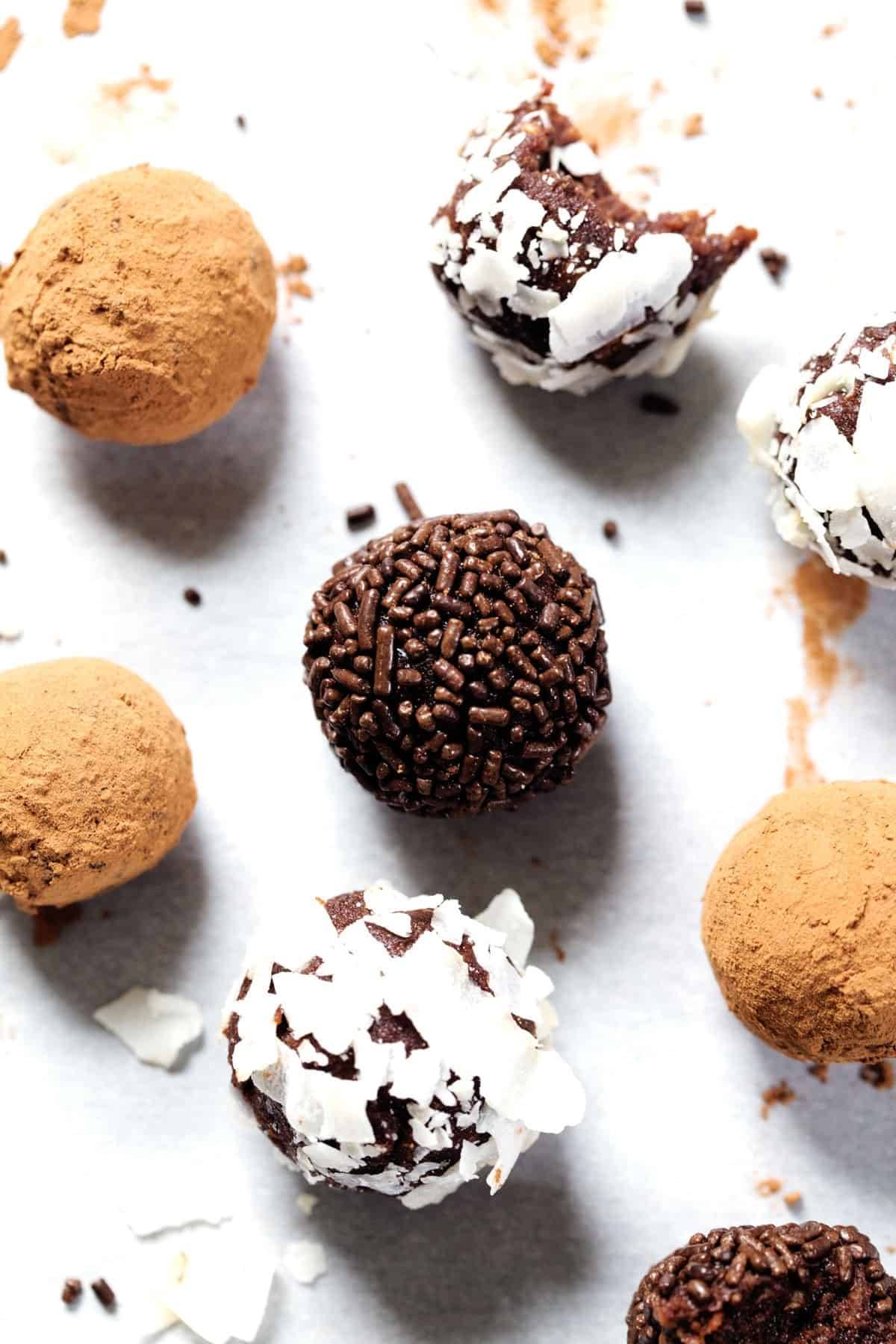 Chocolate truffles.