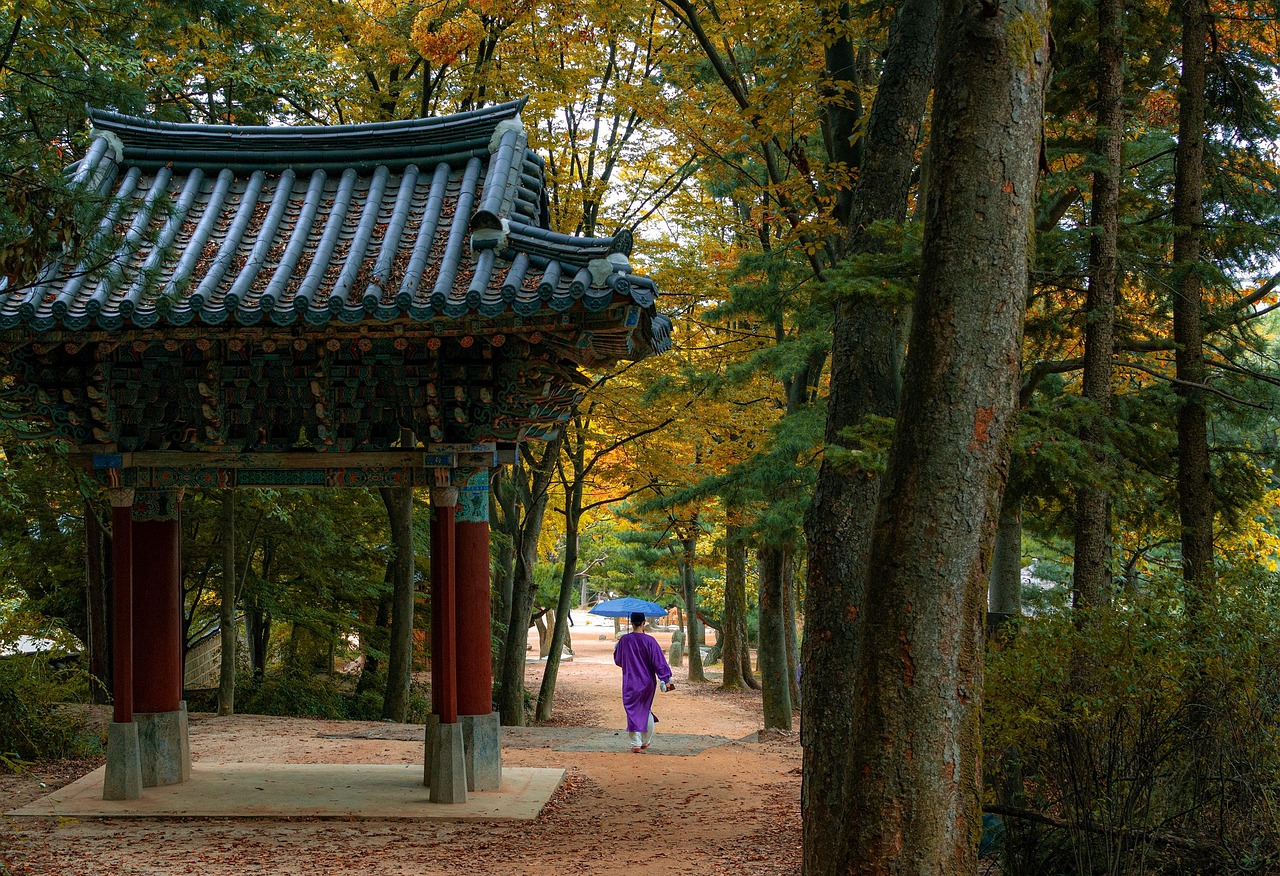 A folk village in Korea