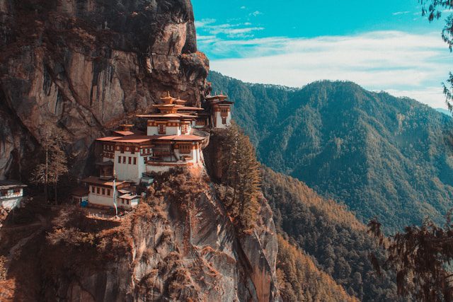 A view of Tiger’s Nest in Bhutan