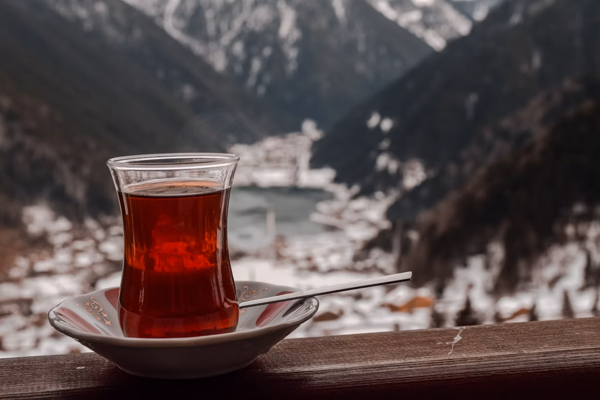 A cup of Alpine Herbal Tea on the Hills