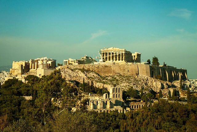 Ancient sites in Athens, Greece