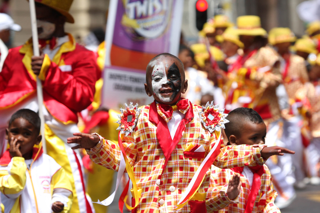 Boy performing at Cape Town Minstrel Festival 