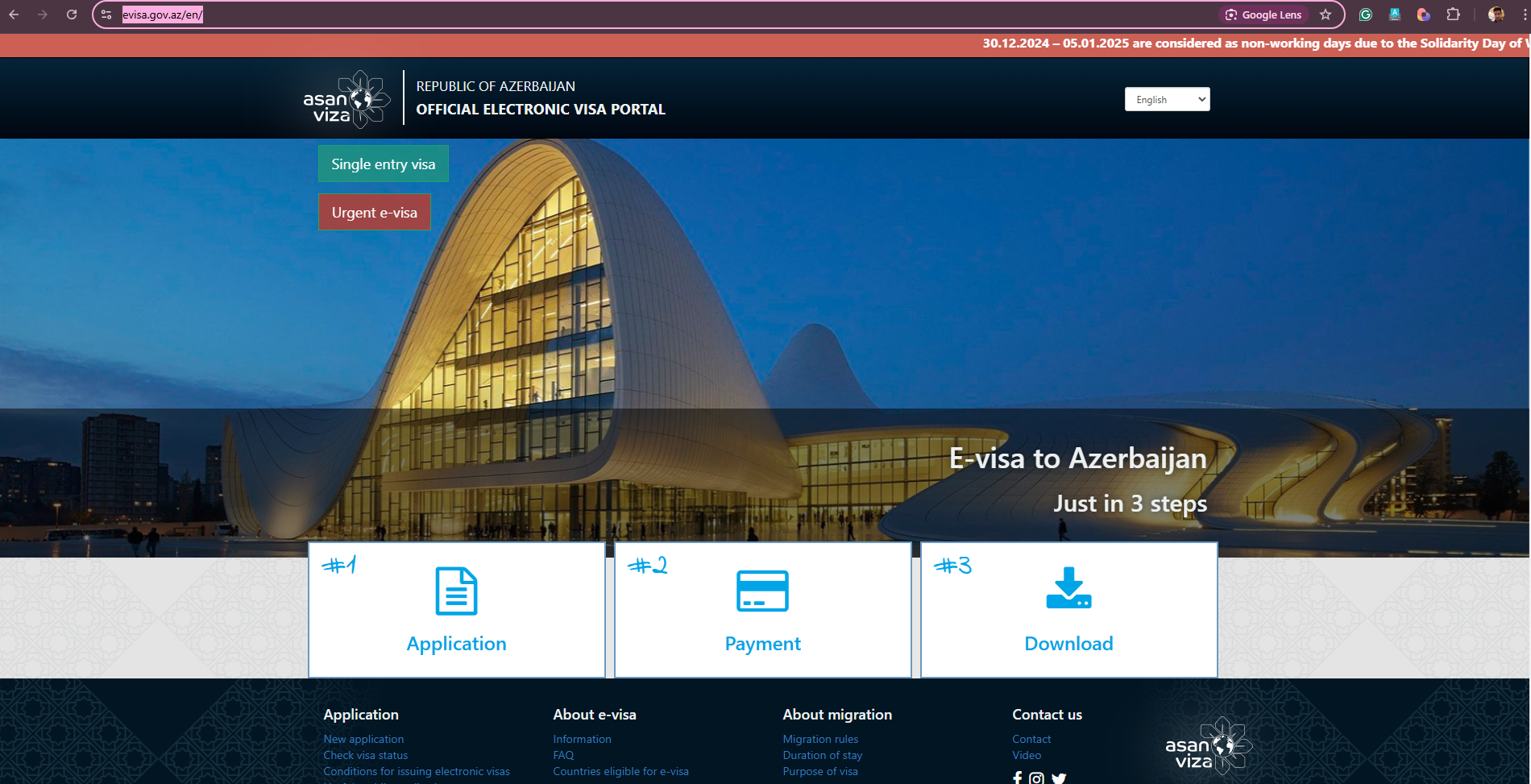 Check Azerbaijan Visa Status1