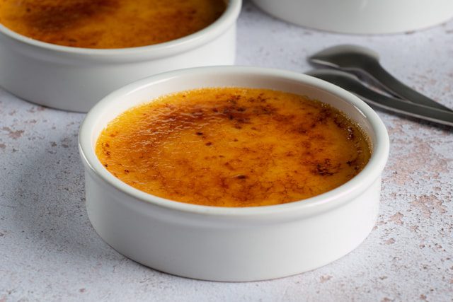 Creme brulee in France