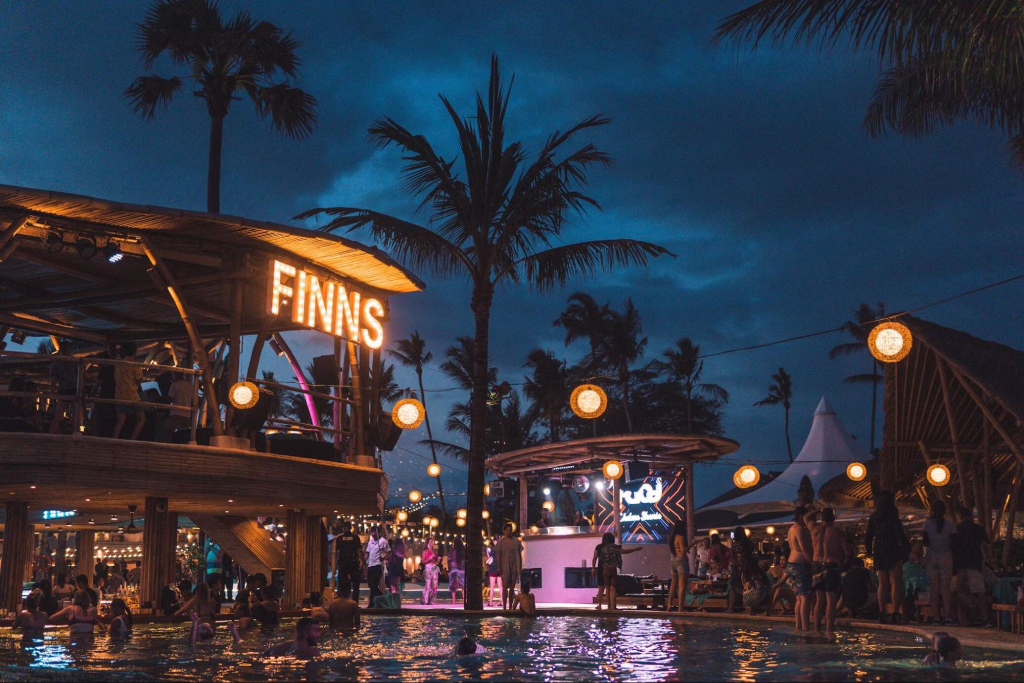 Enjoy Bali’s nightlife at the Finns Bali Club