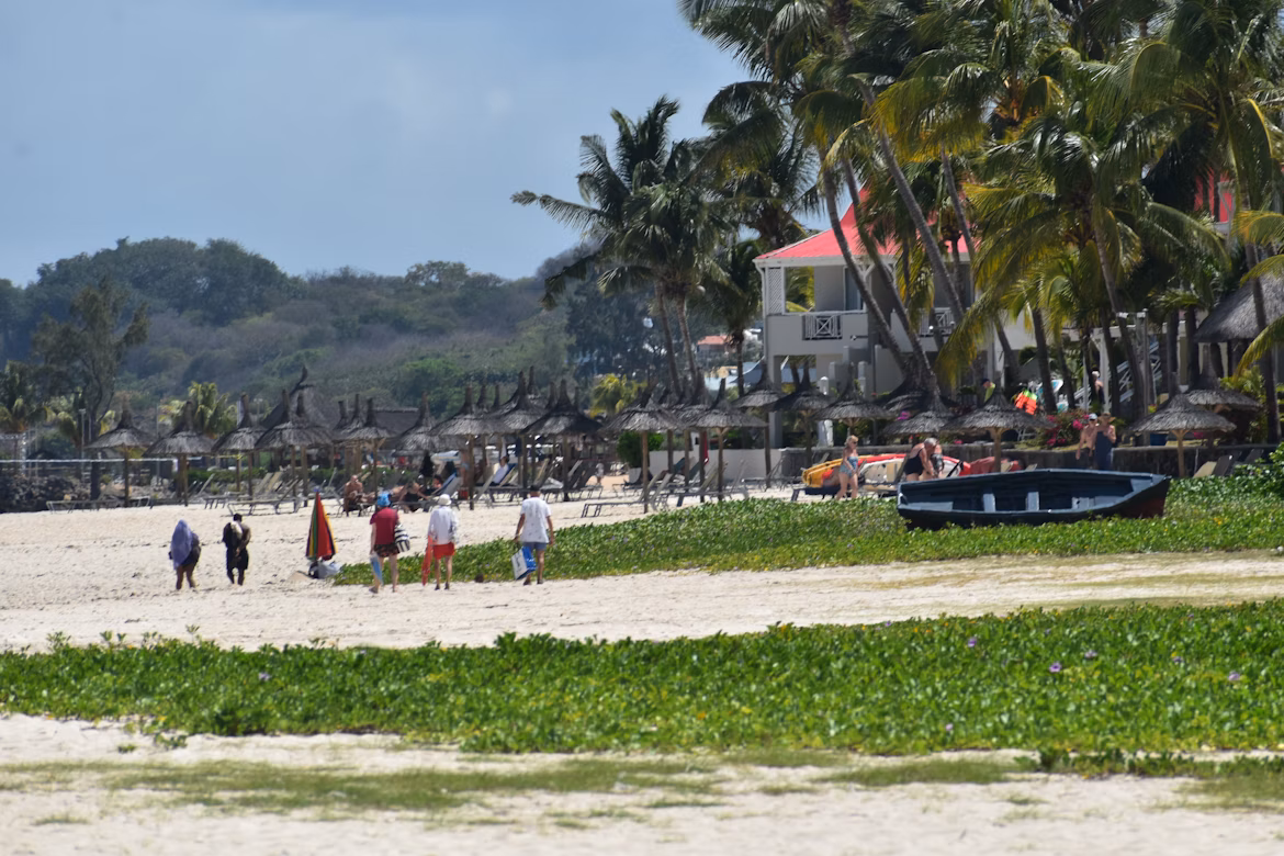 Flic en Flac beach in Mauritius