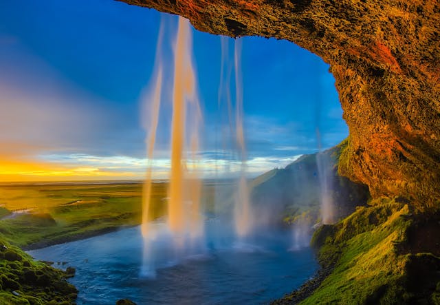 Iceland waterfalls