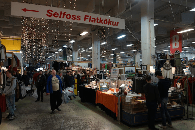 Kolaportíð Flea Market in Reykjavík