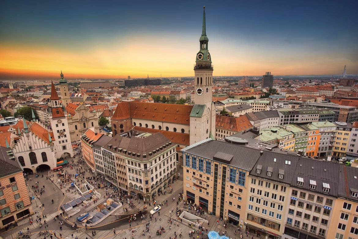 Aerial View of Munich
