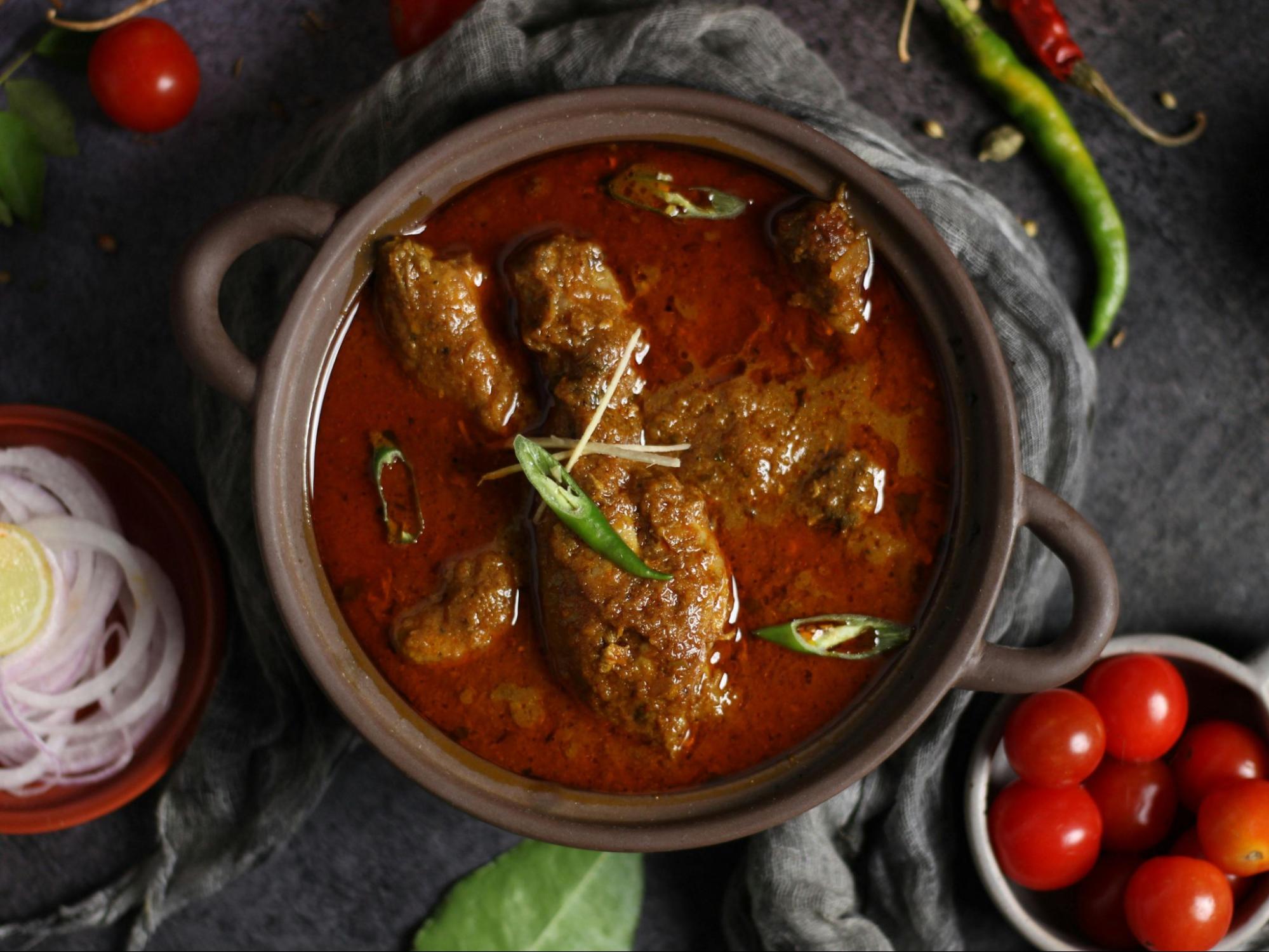 Mutton curry or khasi ko masu
