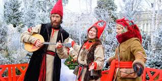 People performing at the Moscow Seasons Festival