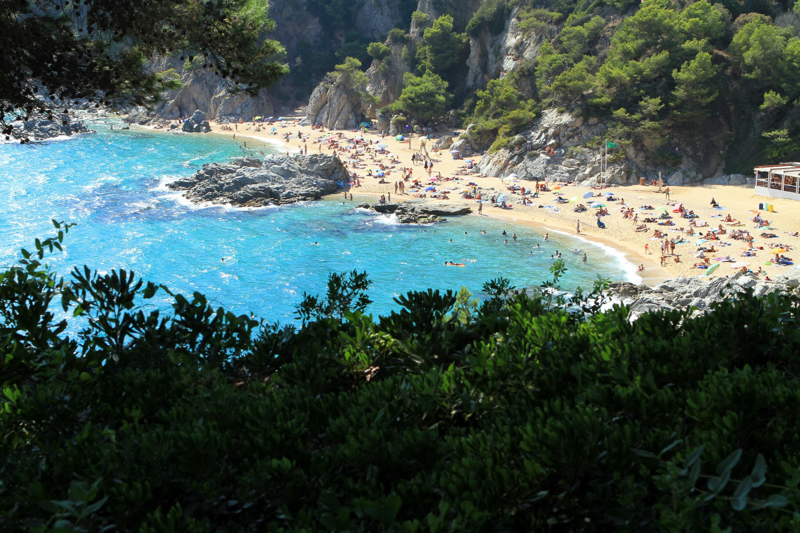 Scenic view of one of the best beaches in Spain