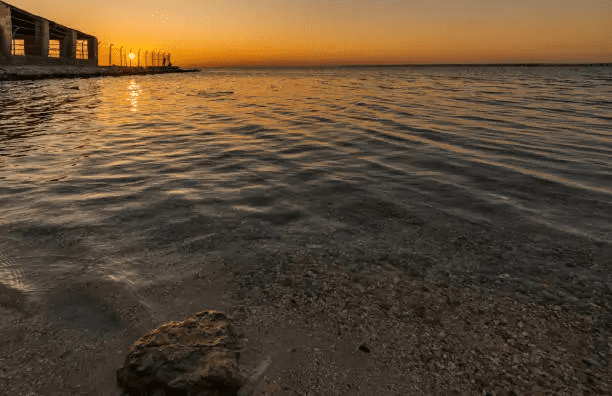 Sunset at Uqair Beach