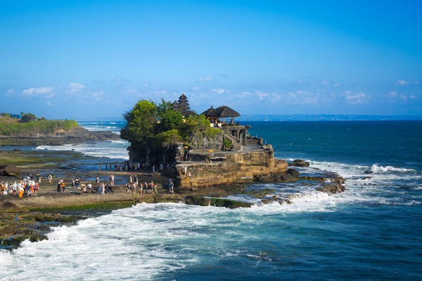 Tanah Lot Temple with majestic view