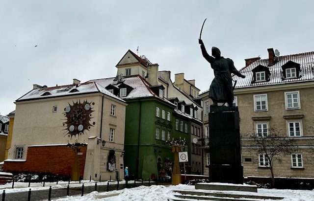 Warsaw in winter