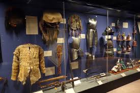 Armor display at the Glenbow Museum