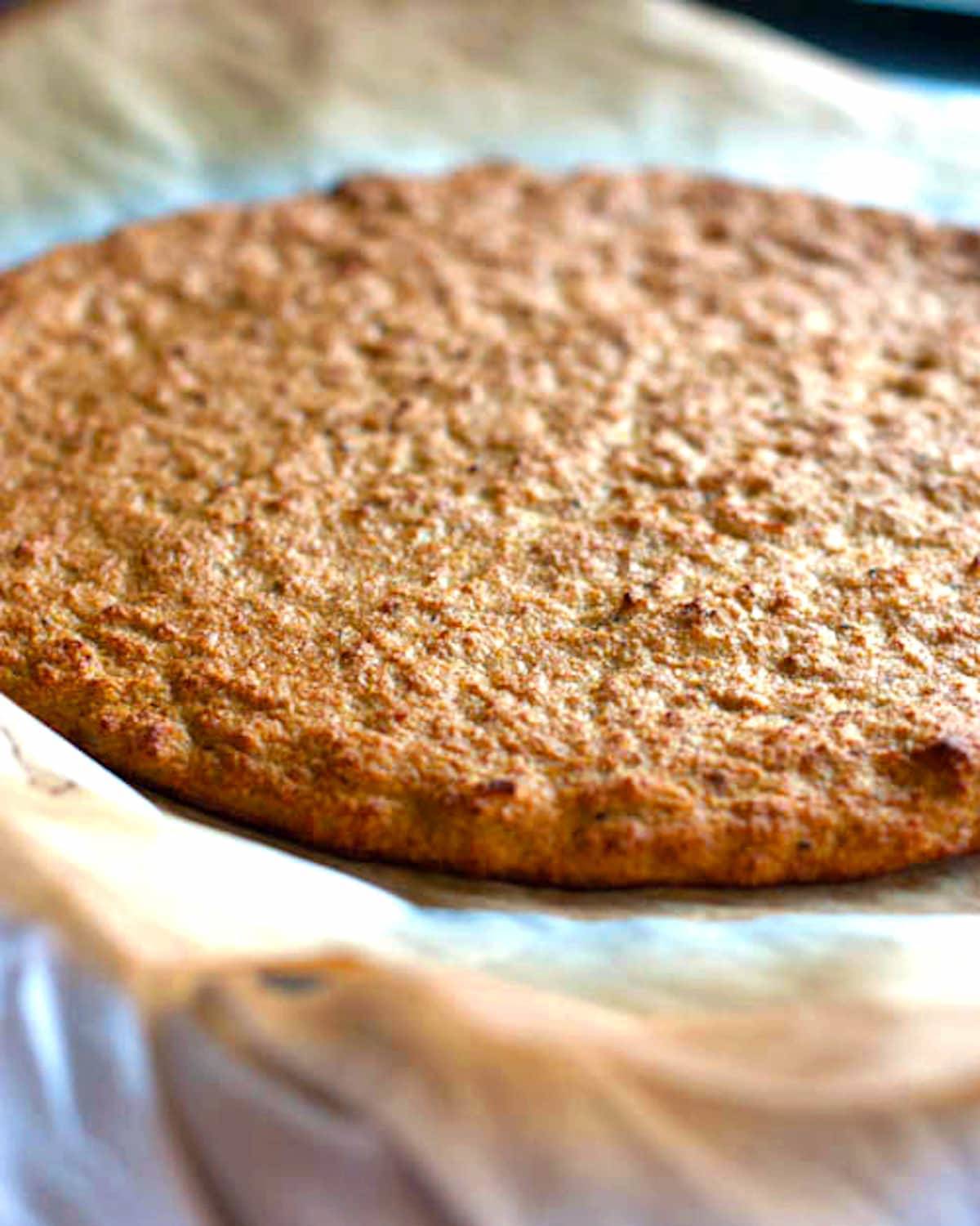 Cauliflower pizza crust. 