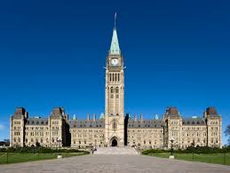 Beautiful front view of Parliament Hill