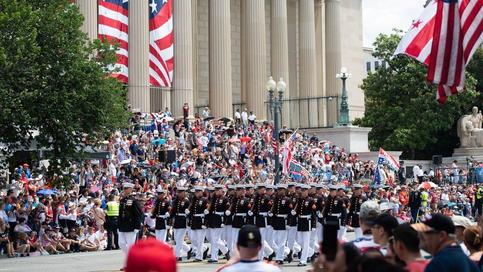 Fourth of July parade, USA