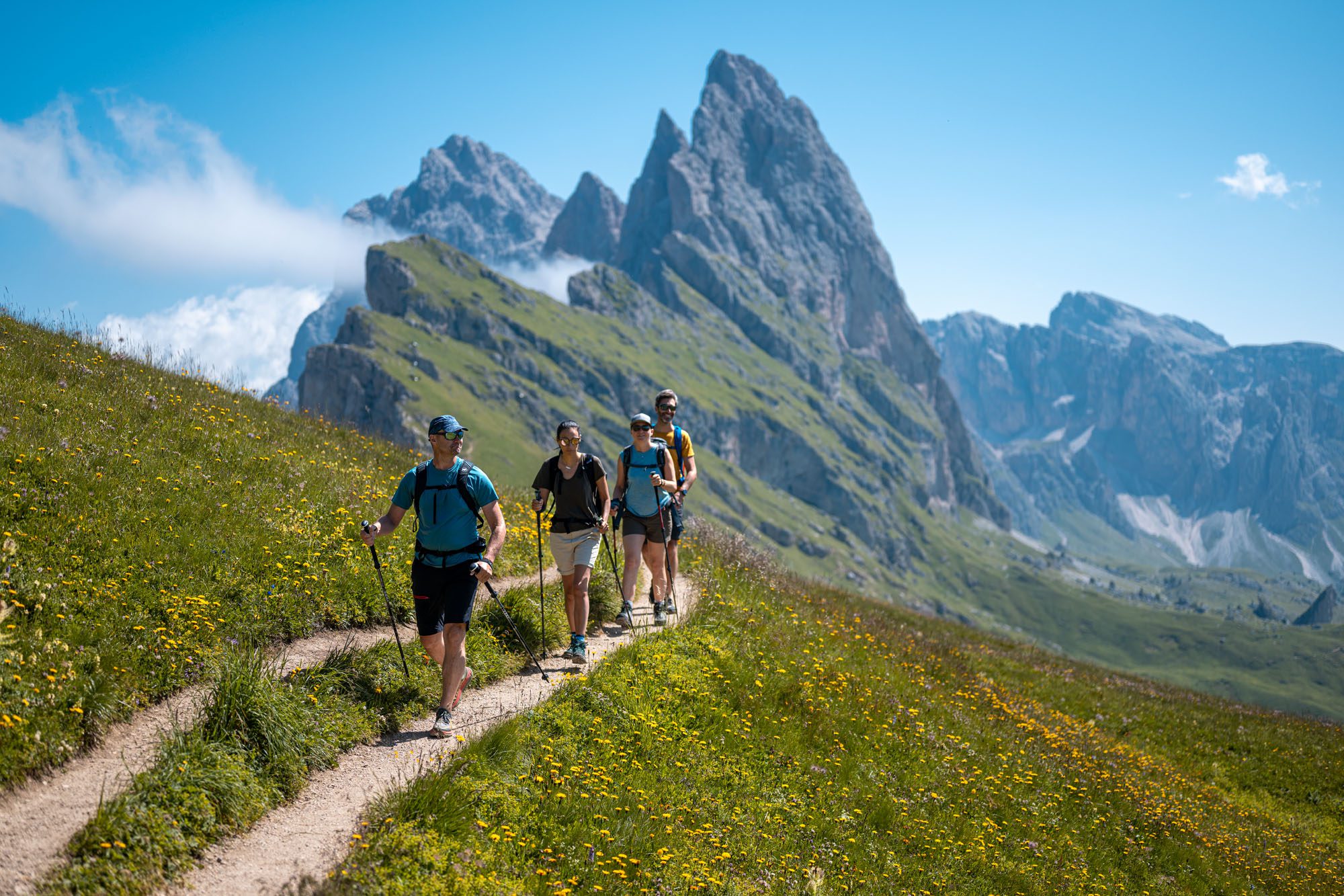 Hiking the Dolomites, Italy.