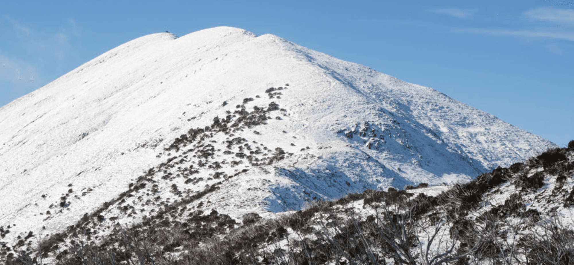Mt. Feathertop in Alpine National Park, Victoria, Australia