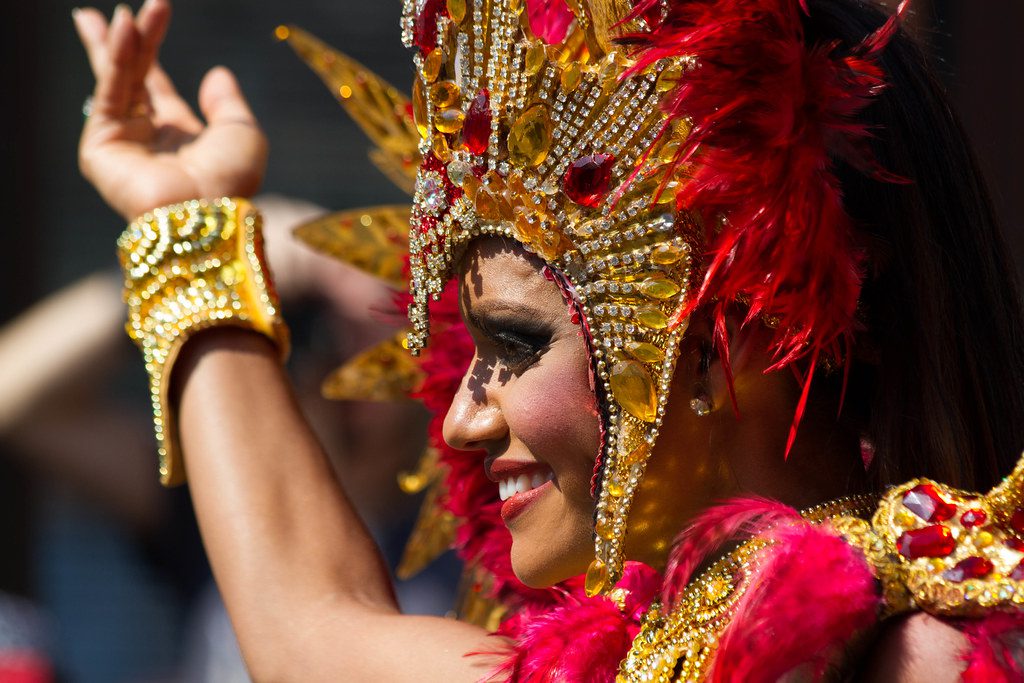 Performer at the Notting Hill Carnival