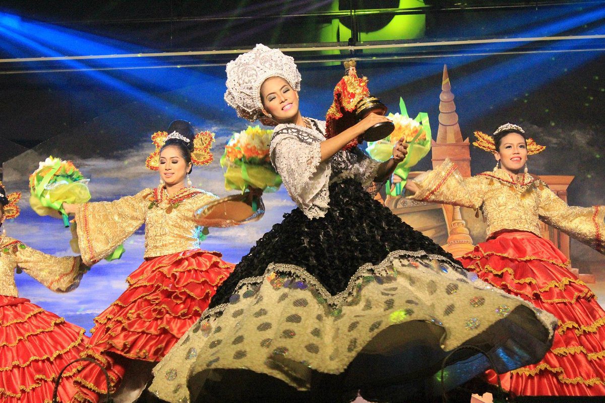The Sinulog Night Festival in Cebu, Philippines.