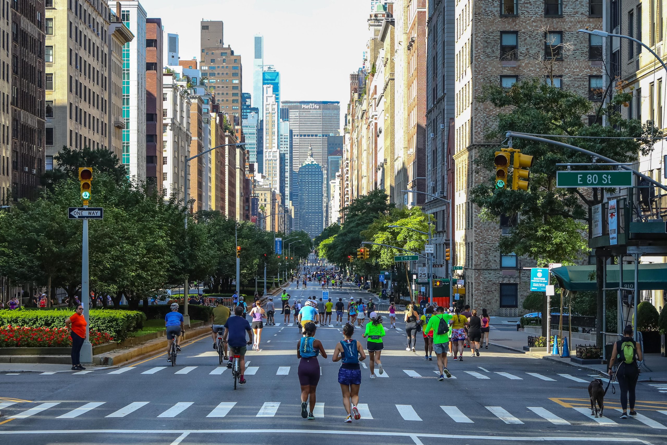 New York City streets, USA.