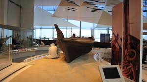 Traditional boat on display