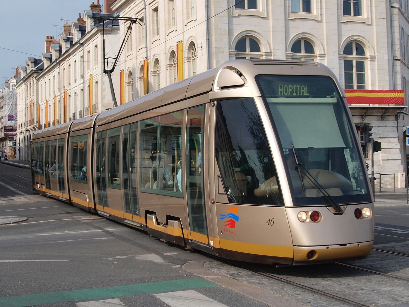 Tram at Orleans (France)